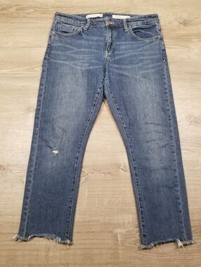 Anthropologie Pilcro & The Letterpress Slim Boyfriend Straight Jeans Size 31x27